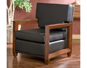 SEI Worthington Faux Leather Club Chair