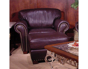 Sofa4Life Charlie Leather Club Chair - Fast FREE FedEx Shipping!
