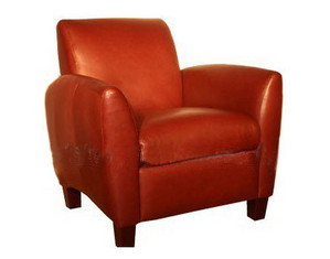 Sofa4Life Chipper Leather Club Chair - Fast FREE FedEx Shipping!
