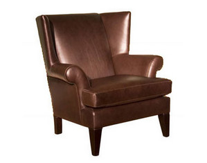 Sofa4Life Dancer Leather Club Chair - Fast FREE FedEx Shipping!