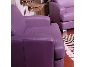 Sofa4Life Deerpark Leather Club Chair - Fast FREE FedEx Shipping!