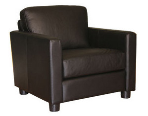 Sofa4Life Eden Leather Club Chair - Fast FREE FedEx Shipping!