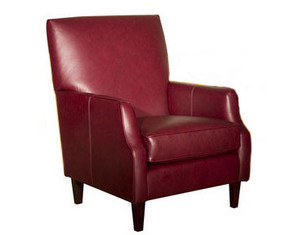 Sofa4Life Emile Leather Club Chair - Fast FREE FedEx Shipping!