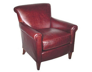 Sofa4Life Emotion Leather Club Chair - Fast FREE FedEx Shipping!