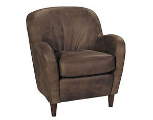 Sofa4Life Falcon Leather Club Chair - Fast FREE FedEx Shipping!