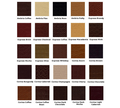 Available Leather Colors - 1