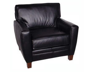 Sofa4Life Uptown Leather Club Chair - Fast FREE FedEx Shipping!