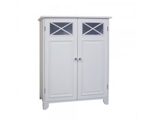 Elegant Home Fashions Dawson floor Cabinet With One drawer and shelves