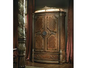 AICO Villa Valencia Wardrobe and TV Armoire - FREE Inside Delivery!