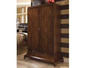 American Drew Bob Mackie Signature Home Wardrobe and TV Armoire