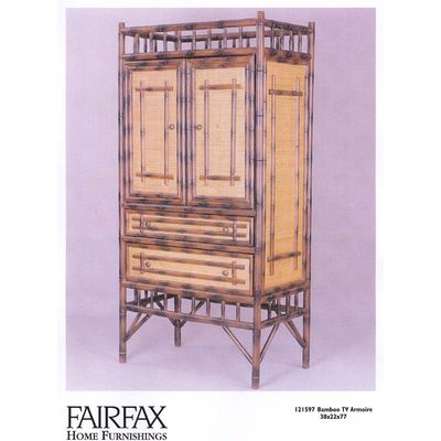 Home Furnishing Stores on The Bamboo Tv Armoire From Fairfax Home Furnishings Is Exotic In Style