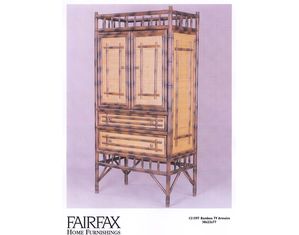 Fairfax Home Furnishings Bamboo TV Armoire