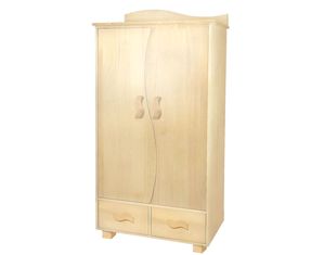 Room Magic Natural Wood Wardrobe and TV Armoire - FREE Inside Delivery! Wardrobe and TV Armoire