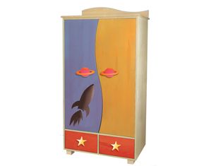 Room Magic Star Rocket Wardrobe and TV Armoire