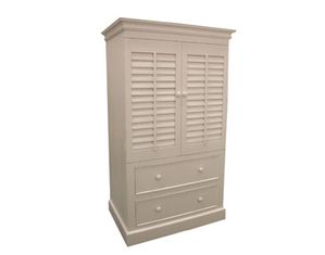 Seabrook Classics 542 Plantation Entertainment Center Two Drawers Wardrobe and TV Armoire