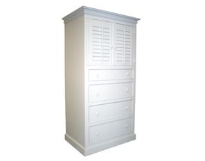 Seabrook Classics Four Drawer Plantation Wardrobe and TV Armoire