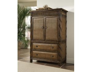 South Sea Rattan Catalina Armoire