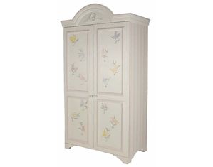 Sweet Beginnings Botanical Butterfly Wardrobe and TV Armoire