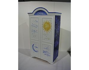 Sweet Beginnings Custom Orion Wardrobe and TV Armoire