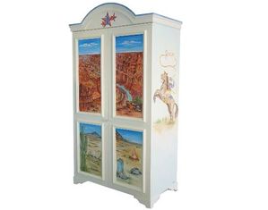 Sweet Beginnings Custom Western Wardrobe and TV Armoire