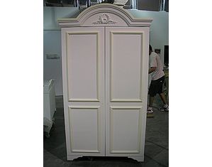 Sweet Beginnings French Country Wreath and Ribbon Wardrobe and TV Armoire - FREE Inside Delivery!