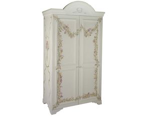 Sweet Beginnings French Floral Garland Wardrobe and TV Armoire