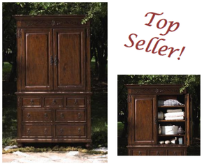 Kincaid Furniture Laura Ashley Sturlyn Sienna Armoire - FREE Inside Delivery!