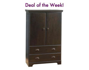 South Shore Mountain Lodge Wardrobe Armoire - FREE Shipping!