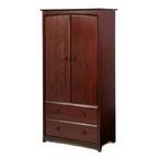 Transitional  Wardrobe and TV Armoires