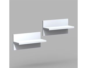 Nexera Liber-T Wall Shelves (2)