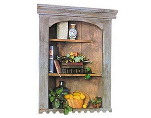 British Traditions Large Hanging Corner Shelf - Fast FREE FedEx Shipping!