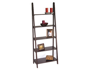 Home Star Espresso 5 Shellves Ladder Shelf - Fast FREE FedEx Shipping!