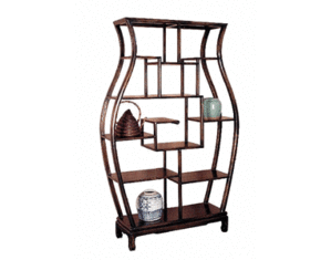 Wayborn Dark Brown Meping Display Unit