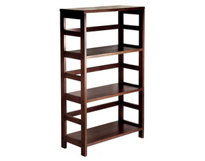 Winsome Espresso 3 Section Storage Home and Office Shelf - Fast FREE FedEx Shipping!