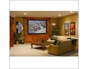 Da-Lite Da-Mat HDTV Format Acoustical Imager Fixed Projector Screen - FREE Inside Delivery!