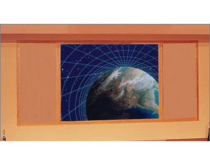 Draper Cineperm - HDTV Format Fixed Projector Screen - Fast FREE FedEx Shipping!