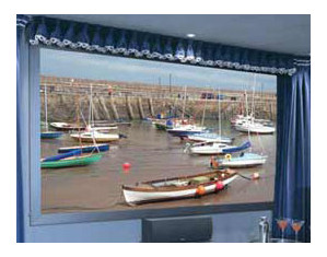 Draper Onyx NTSC Format Fixed Projector Screen