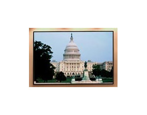 Draper Shadow Box Clarion Square Format Fixed Projector Screen - Fast FREE FedEx Shipping!