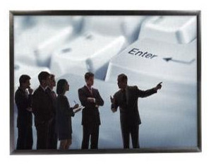 Stampede 4:3 High Contrast White Fixed Projector Screen
