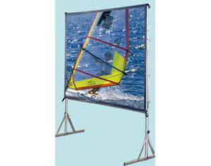 Draper Cinefold with Heavy Duty Legs - Slide Format Portable Projector Screen