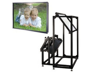 Da-Lite Ultra Series Projector Screen with Mirror System Video Format