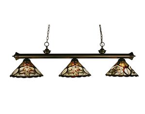 Z-Lite 100703OB-Z14-10 Albany 3 Light Island Billiard Olde Bronze