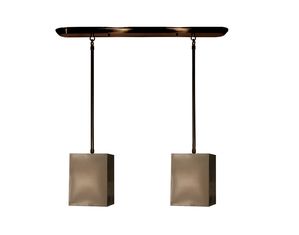 Z-Lite 145-6-2T Nikko 2 Light Island Billiard Olde Bronze-Taupe