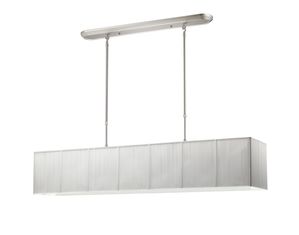 Z-Lite 173-48W-NC Casia 5 Light Isalnd-Billiard Brushed Nickel-White
