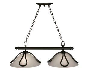 Z-Lite 317-2 Carlisle 2 Light Island Billiard Bronze