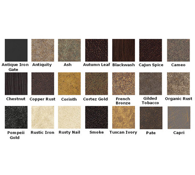 Available Finishes