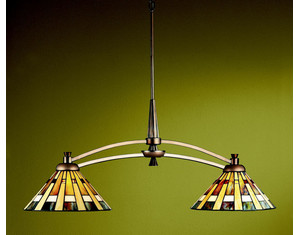 Kichler 2 Light Tiffany Family Group Incandescent Pendant Island Light - Fast FREE FedEx Shipping!