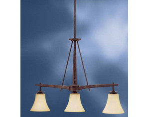 Kichler 3 Light Villa Flora Trestle Pendant Island Light - Fast FREE FedEx Shipping!
