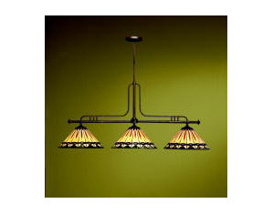 Kichler 65268 3 Light Tiffany Family Group Incandescent Pendant Island Light