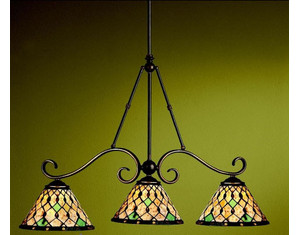 Kichler 65274 3 Light Tiffany Family Group Incandescent Pendant Island Light - Fast FREE FedEx Shipping!